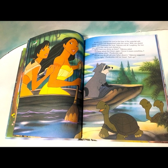 WALT DISNEY VTG 90s POCAHONTAS CLASSIC STORYBOOK - Picture 10 of 15